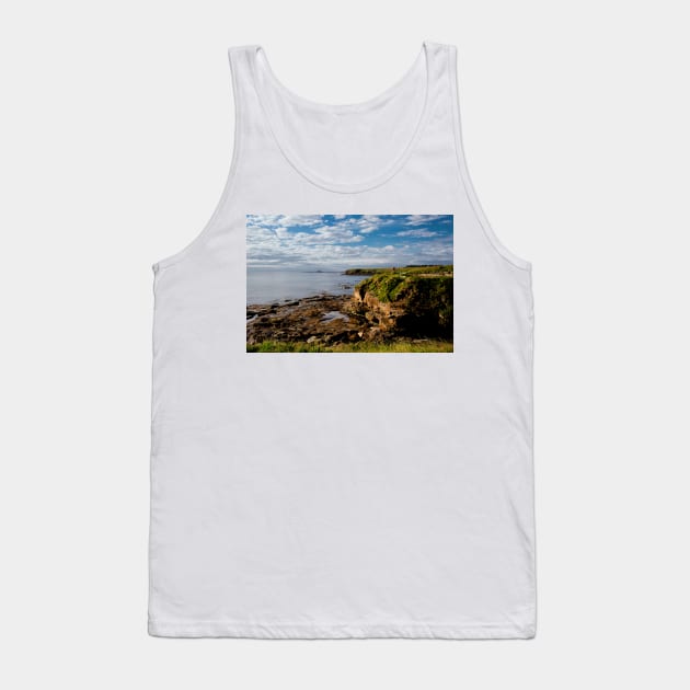 Looking south from Rocky Island, Seaton Sluice Tank Top by Violaman